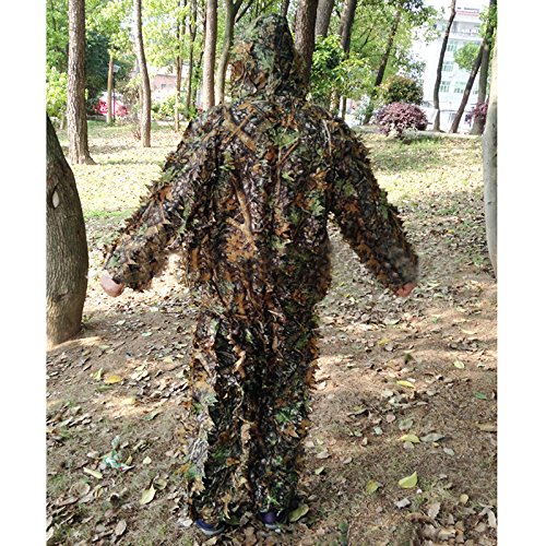 Amazon | サバゲー 戦闘服 ギリースーツ フード付 サバイバル